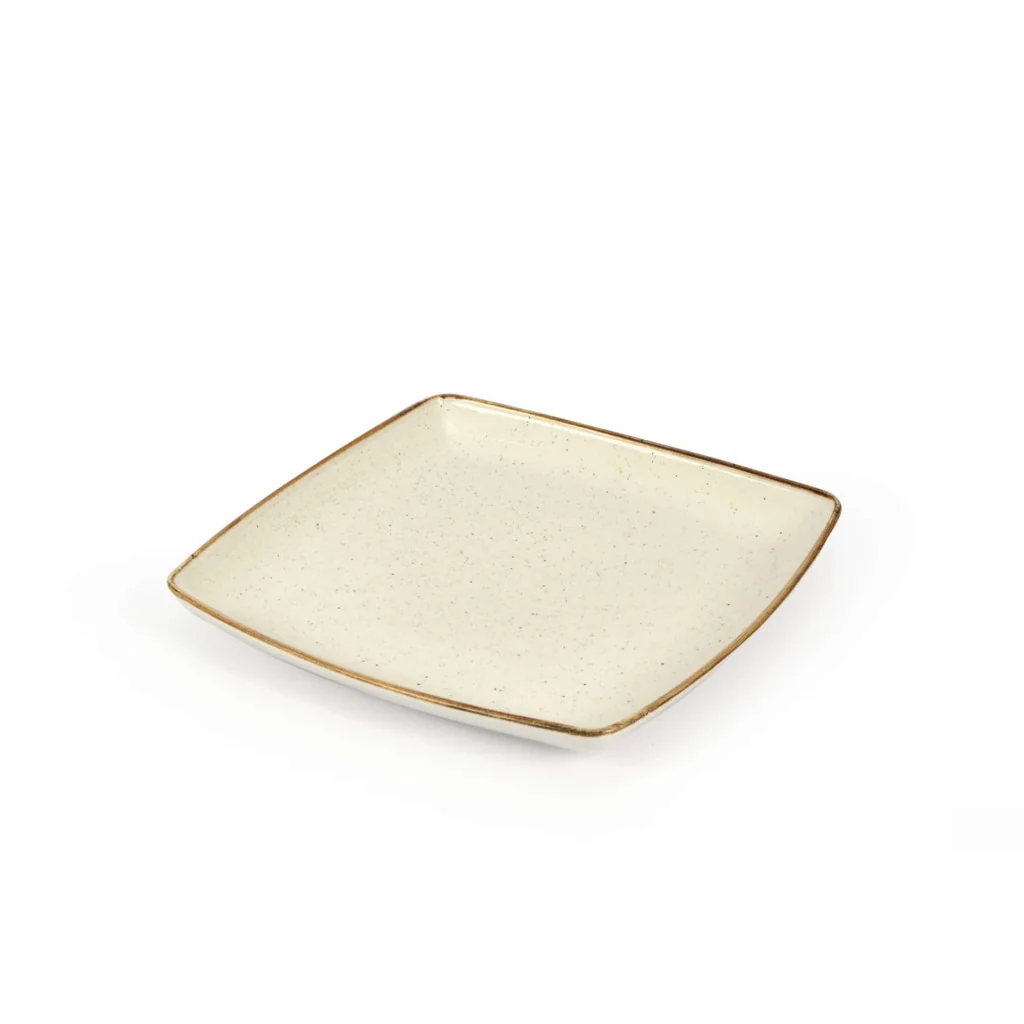 Piatto Quadrato Stonecast Bianco 26,8 cm CHURCHILL