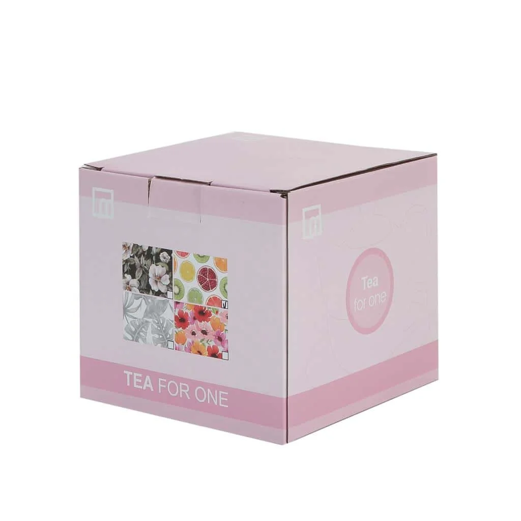 Teiera Breakfast Tea for One Green Pink 35 cl MEDRI