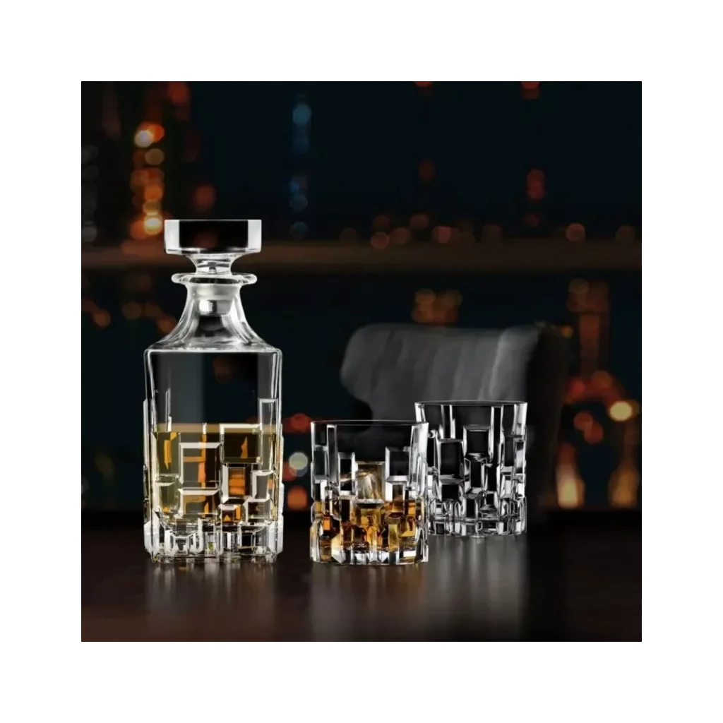 Set Etna Whisky - 1 Bottiglia e 6 Bicchieri Dof RCR