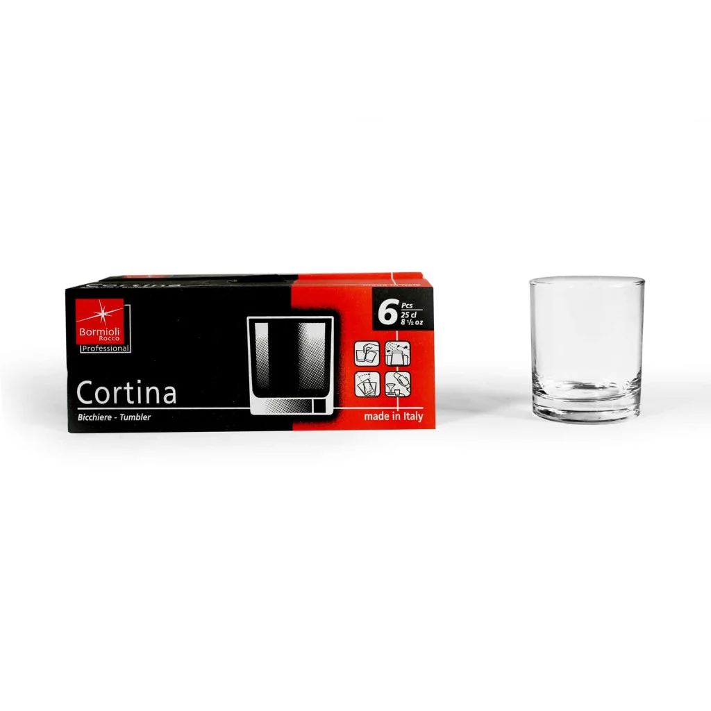 Set 6 Bicchiere Cortina Acqua 25 cl BORMIOLI ROCCO