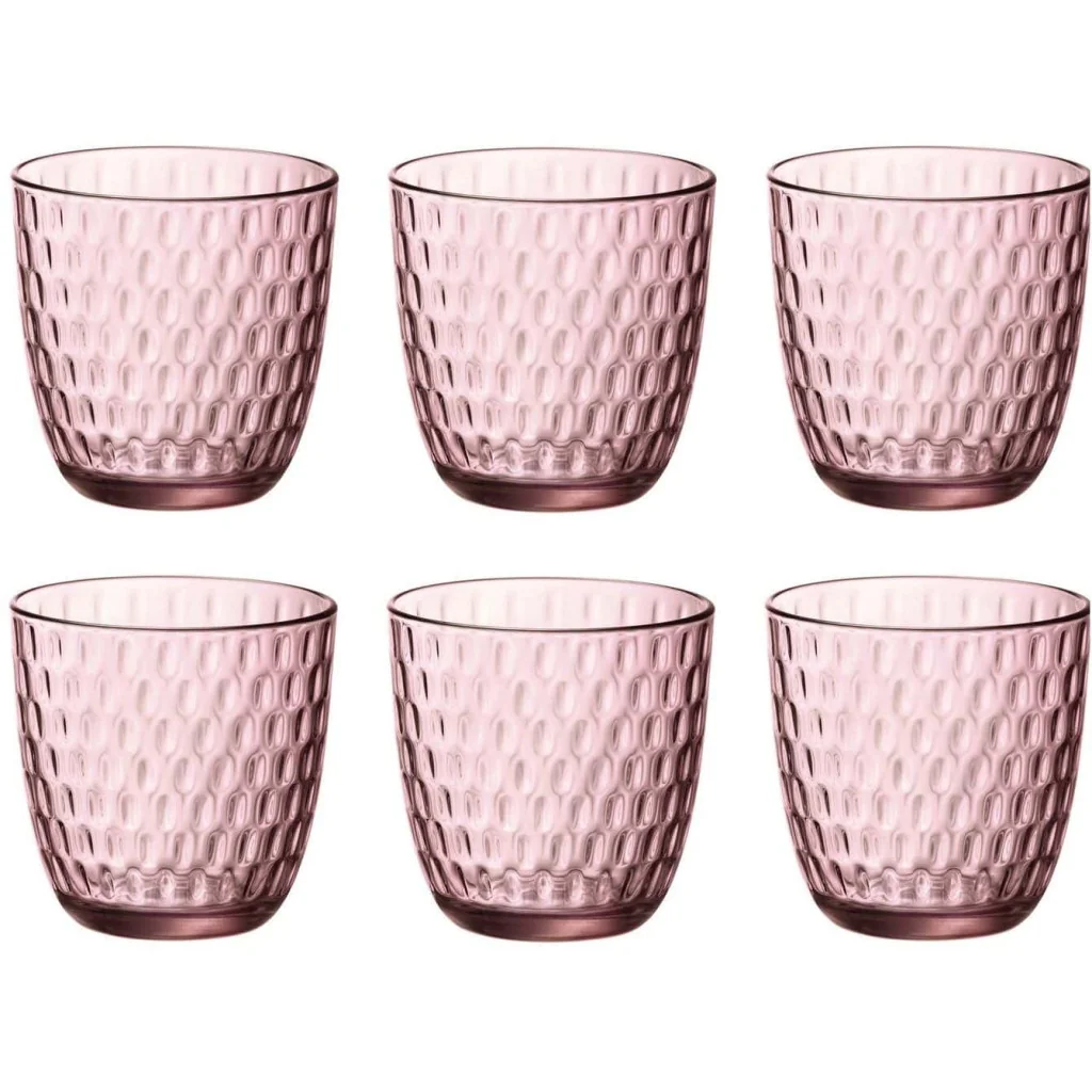 Set 6 Bicchieri Acqua Slot Lilac Rose 29 cl BORMIOLI ROCCO