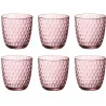 Set 6 Bicchieri Acqua Slot Lilac Rose 29 cl BORMIOLI ROCCO