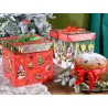 Scatola Regalo in Carta Mercatini Di Natale DT