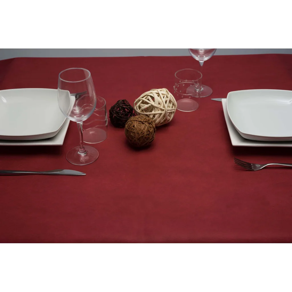 Tovaglia Coprimacchia Tnt Bordeaux 140x140 cm 25 pz DT
