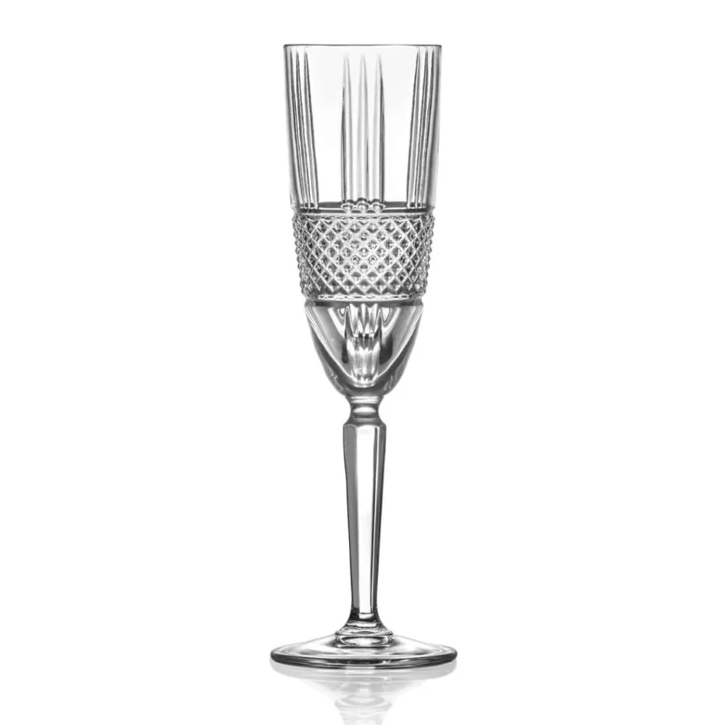 Set 6 Calici Brillante Flute 19 cl RCR CRISTALLERIA ITALIANA