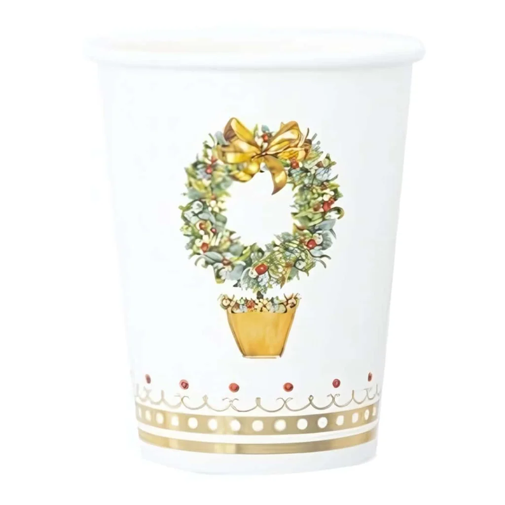 Bicchieri Joyeux Noel Oro 250 cc 8 pz GIVI ITALIA