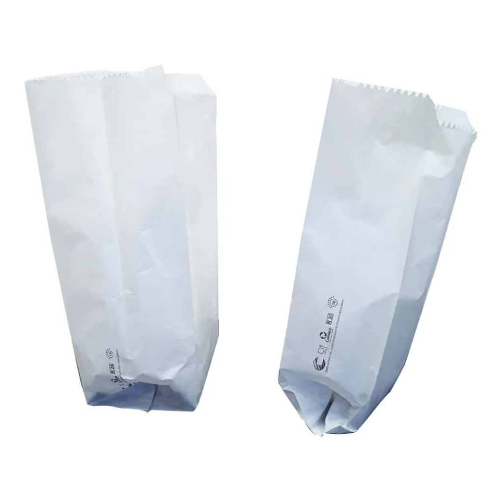 Sacchetti Carta Kraft Bianchi 10 Kg 