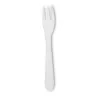 Forchetta Pic-nic Bianca Riutilizzabile 19 cm GIGANPLAST