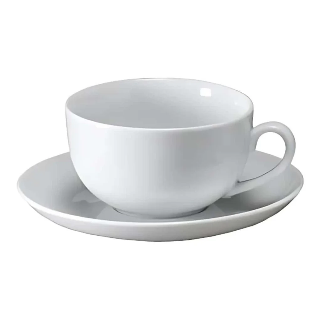 Set 6 Tazze Colazione Apulum con Piattino 40 cl DT