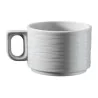 Set 6 Tazze Caffe Sea Wave Bianche 10 cl KUTAHYA PORSELEN