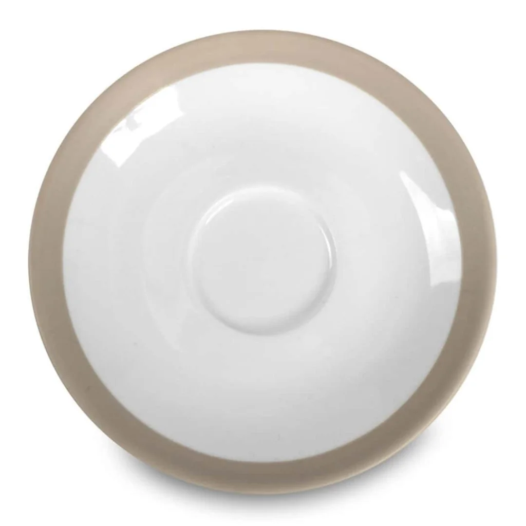 Set 6 Piattini Caffè Tortora Coffee e Co ø 12 cm DT