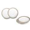 Set 6 Piattini Caffè Tortora Coffee e Co ø 12 cm DT