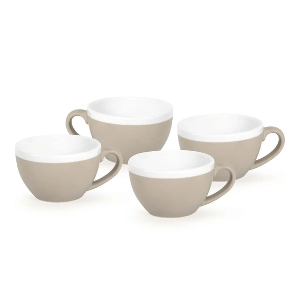 Set 4 Tazze Cappucino Tortora Coffee e Co DT