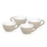 Set 4 Tazze Cappucino Tortora Coffee e Co DT
