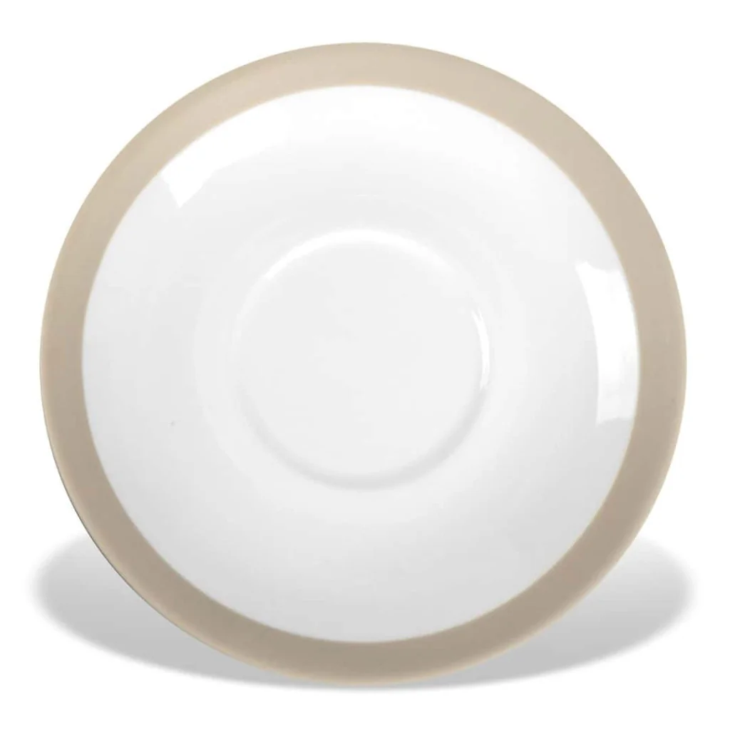 Set 4 Piattini Cappuccino Tortora Coffee e Co ø 14 cm DT