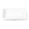 Piattino Melamina Curvo Bianco 10 cm DT
