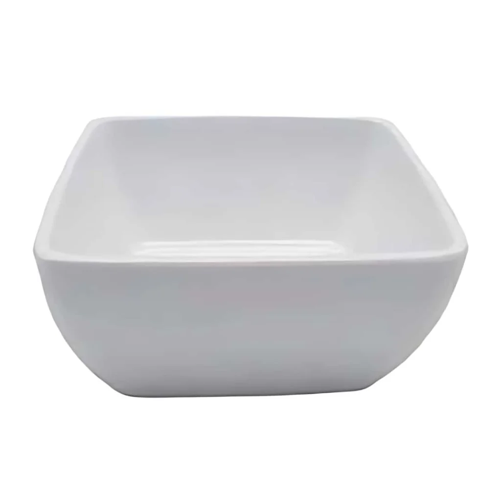 Coppetta Quadrata Bianca 19x19x9 cm MORINI