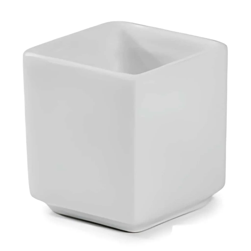 Coppetta Quadra Bianca 5,5 x 5,7 cm LE NOUVEAU COQ