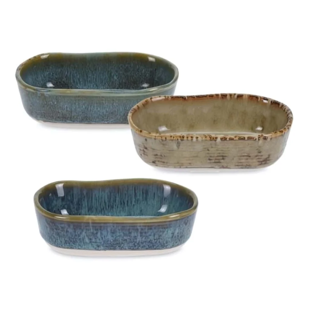 Pirofila Stone Ovale Colorata 10x6,5x3 cm DT