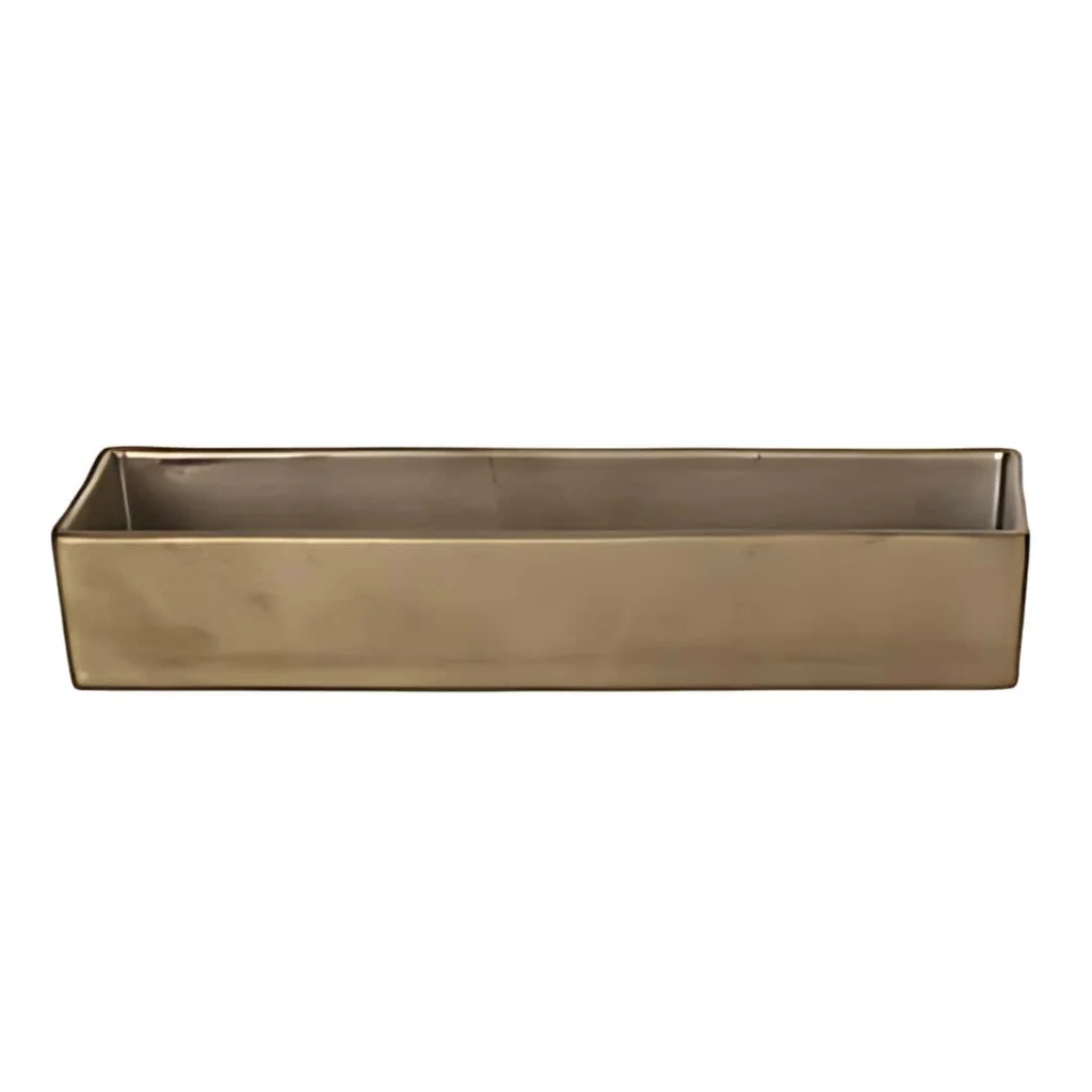 Coppetta Etna Gold Matt Rettangolare 18x6x3,2h cm DT