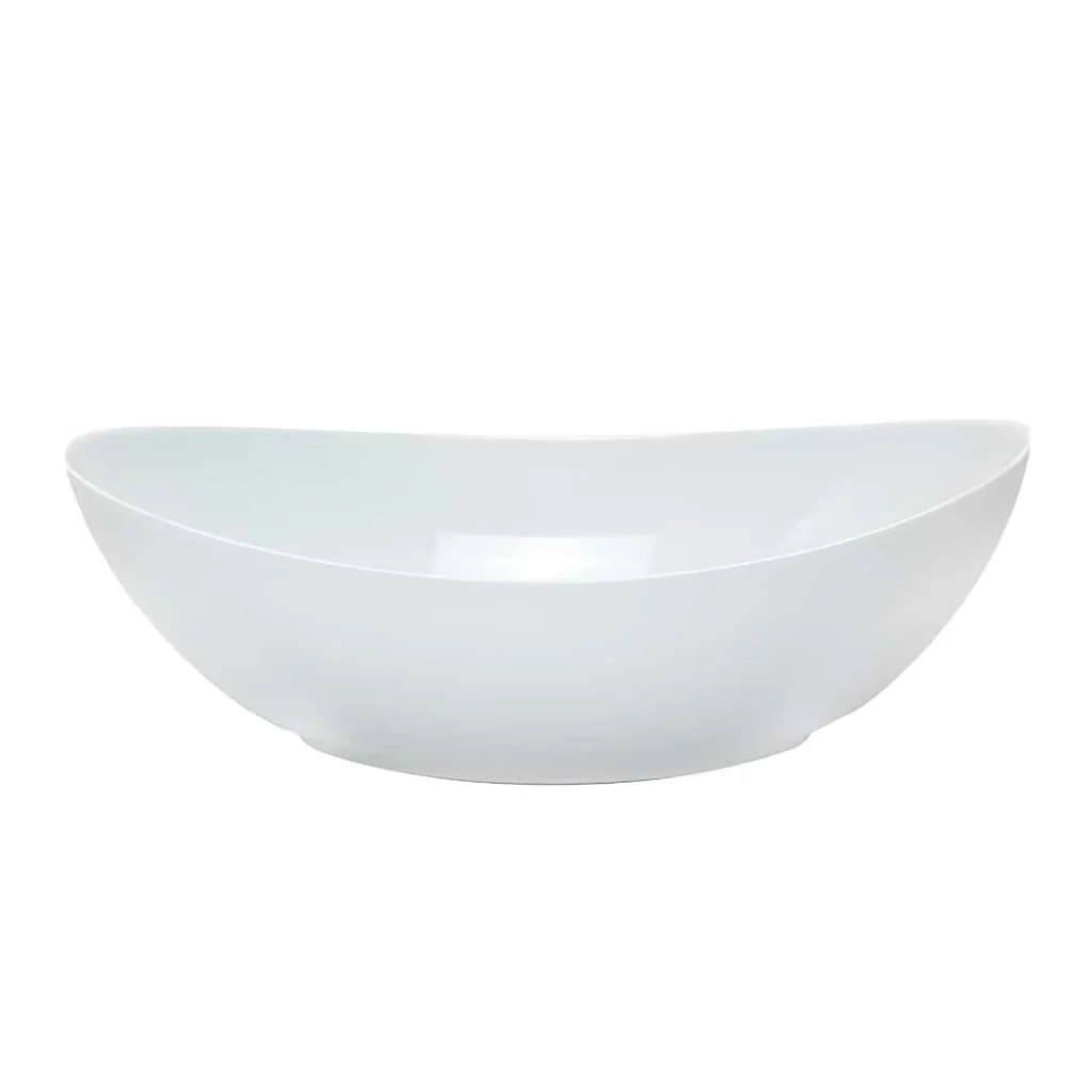 Insalatiera Ovale Saturno Bianca 25x13 cm COSTA VERDE