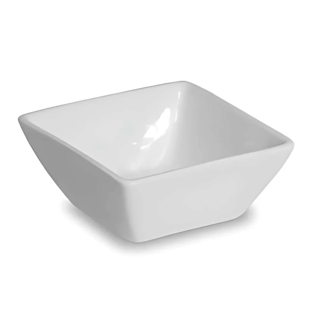 Coppetta Quadra Bianca 8,5 cm DT