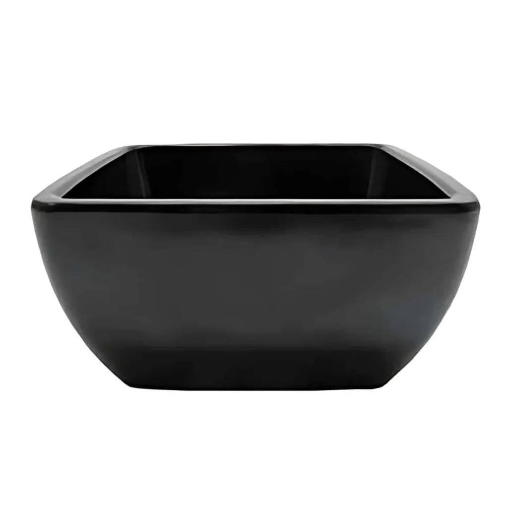 Coppetta Quadrata Nera 13x13x6 cm MORINI