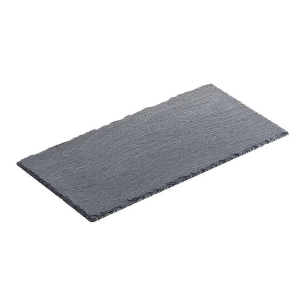 Vassoio Ardesia Nero 36,5x15,5 cm LEONE