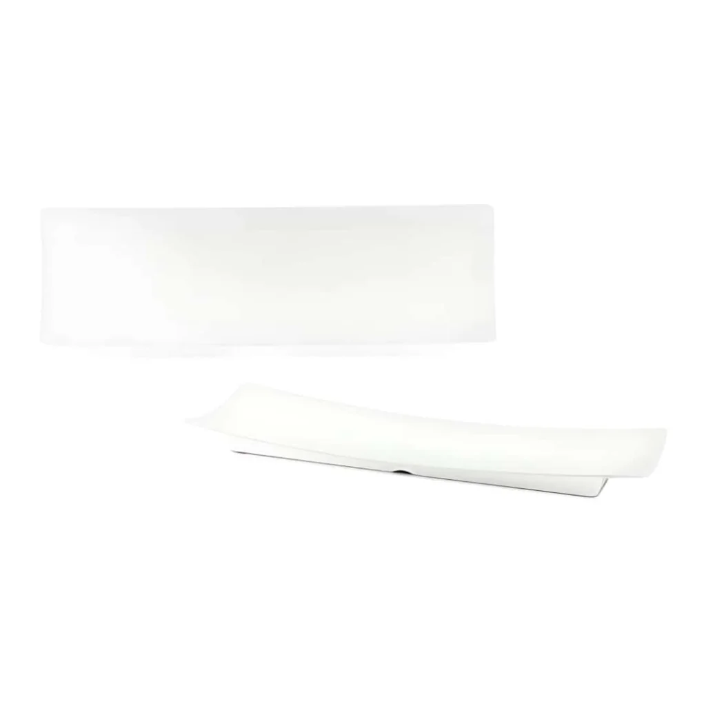 Vassoio Sushi Melamina Bianco 53x16 cm DT