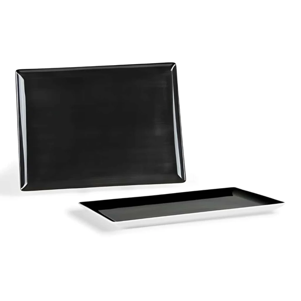 Vassoio Rettangolare Purity Nero 31x24 cm LE NOUVEAU COQ