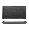 Vassoio Effetto Pietra Nero 34x20,5 cm MORINI