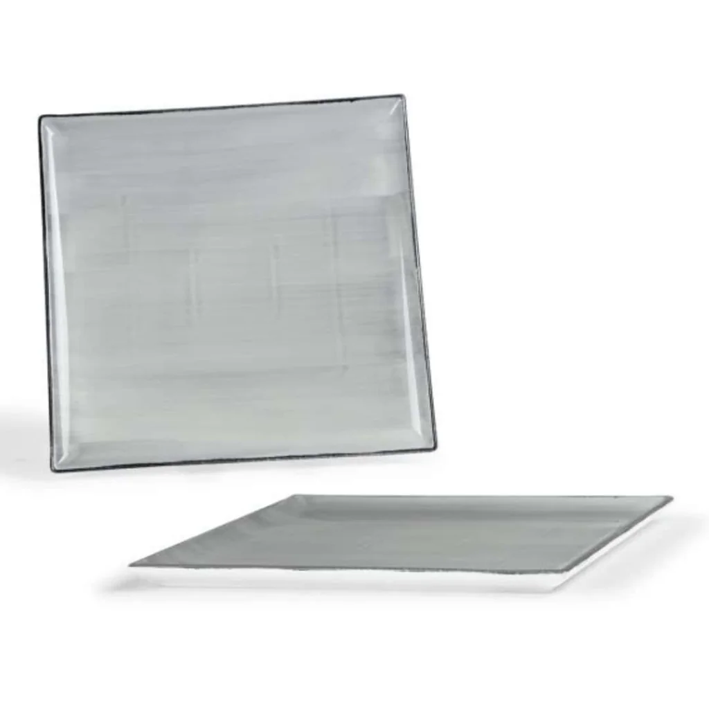Vassoio Purity Grigio 30x30 cm LE NOUVEAU COQ