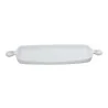 Piatto Gourmet Rettangolare Bianco in Porcellana 47x15 cm Tognana