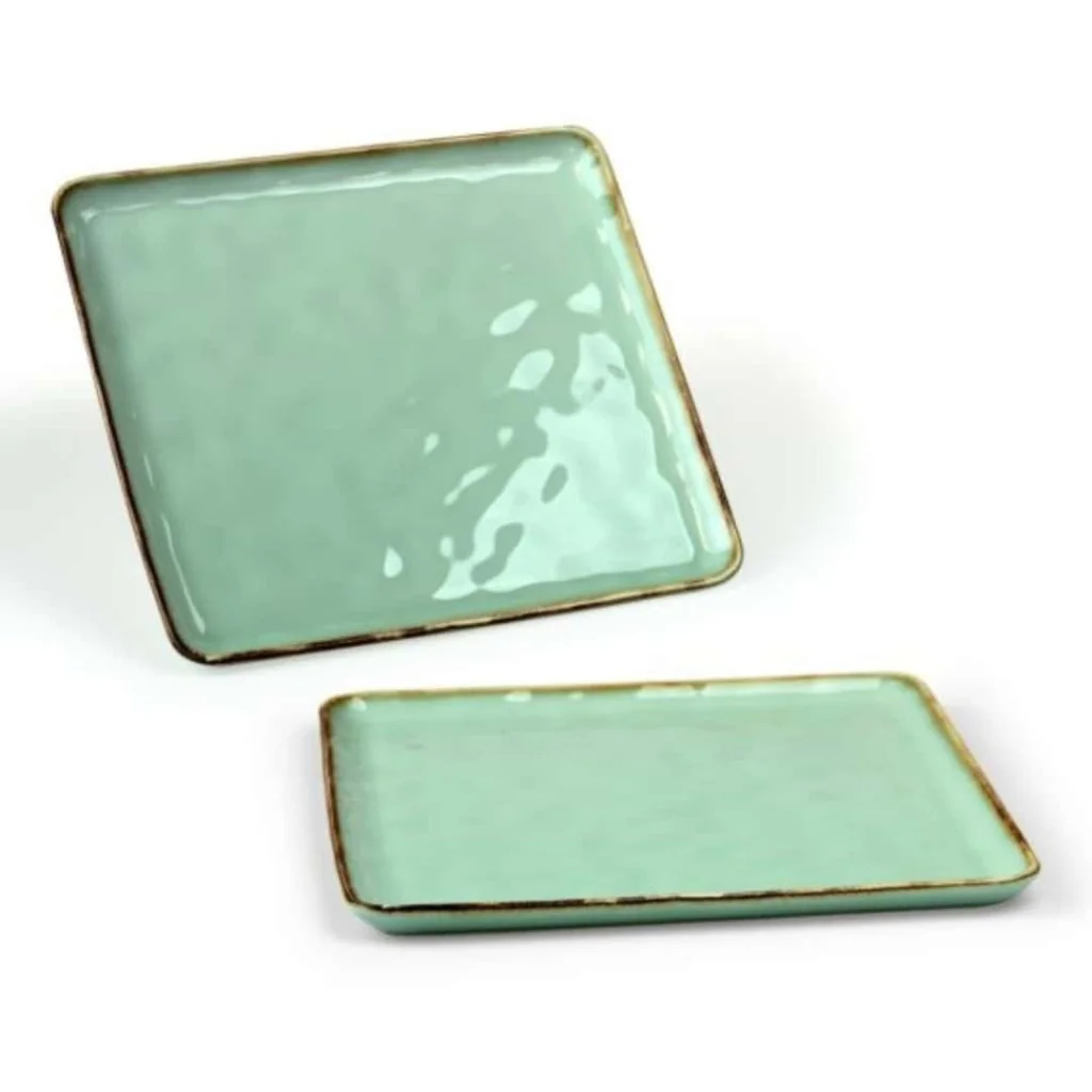 Vassoio Emozioni Verde 25,5x25,5 cm LE NOUVEAU COQ