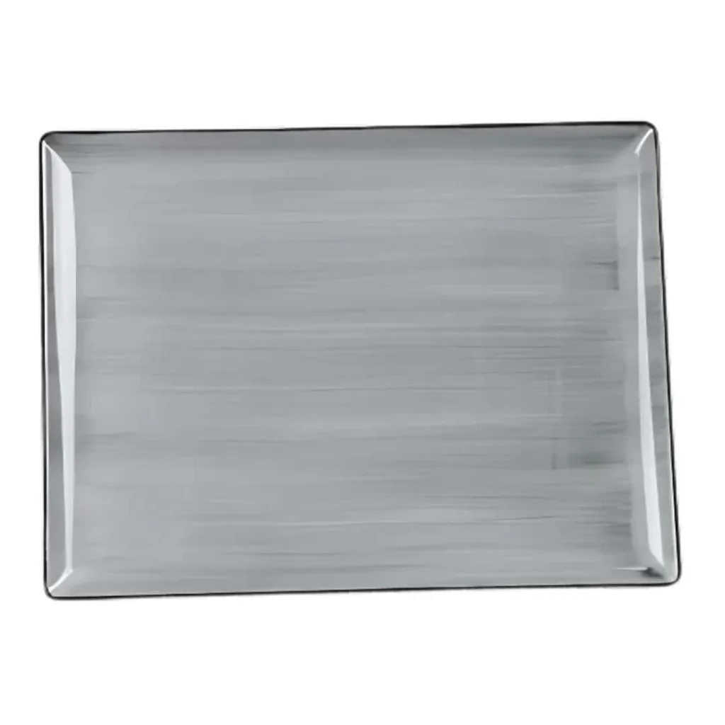 Vassoio Purity Grigio 31x24 cm LE NOUVEAU COQ
