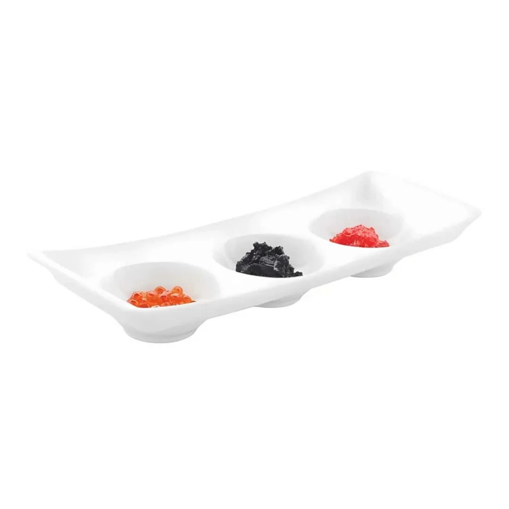 Vassoio Milano 3 Scomparti 32x12 cm GURAL