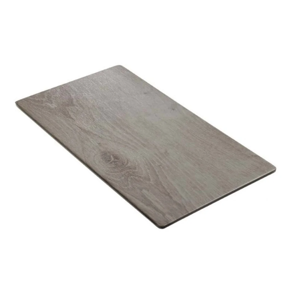 Vassoio Wood Grigio in Melamina GN 1/3 32x17x1,5 cm Leone