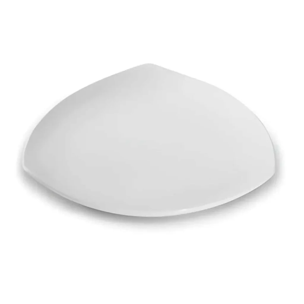 Vassoio Triangolare Bianco 26 cm 