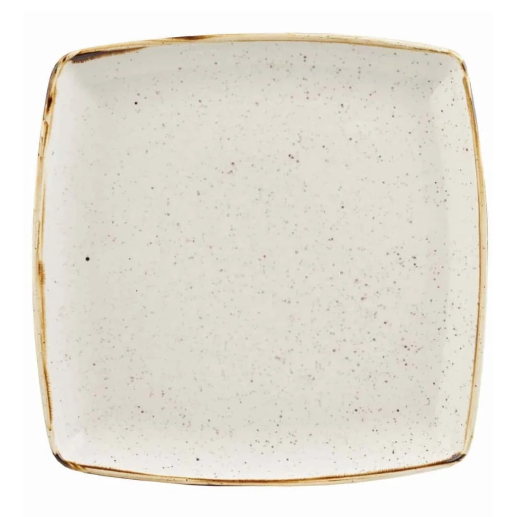 Piatto Quadrato Stonecast Bianco 26,8 cm CHURCHILL