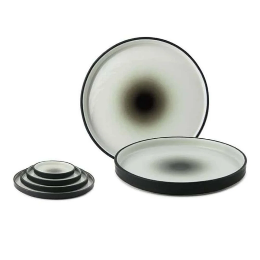 Piatto Tondo Bilbao Nero 25 cm LE NOUVEAU COQ