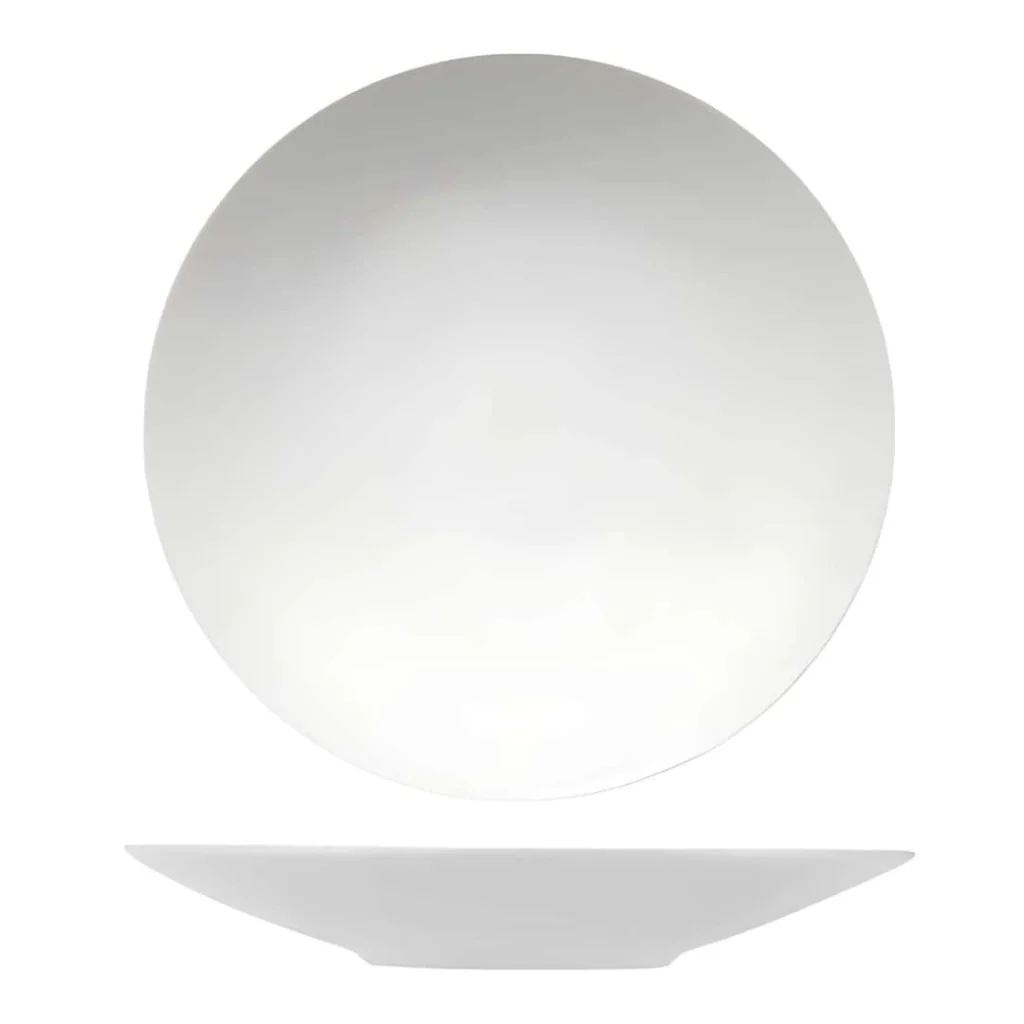 Piatto Pasta Gourmet Napoli Konos Bianco 28 cm SATURNIA