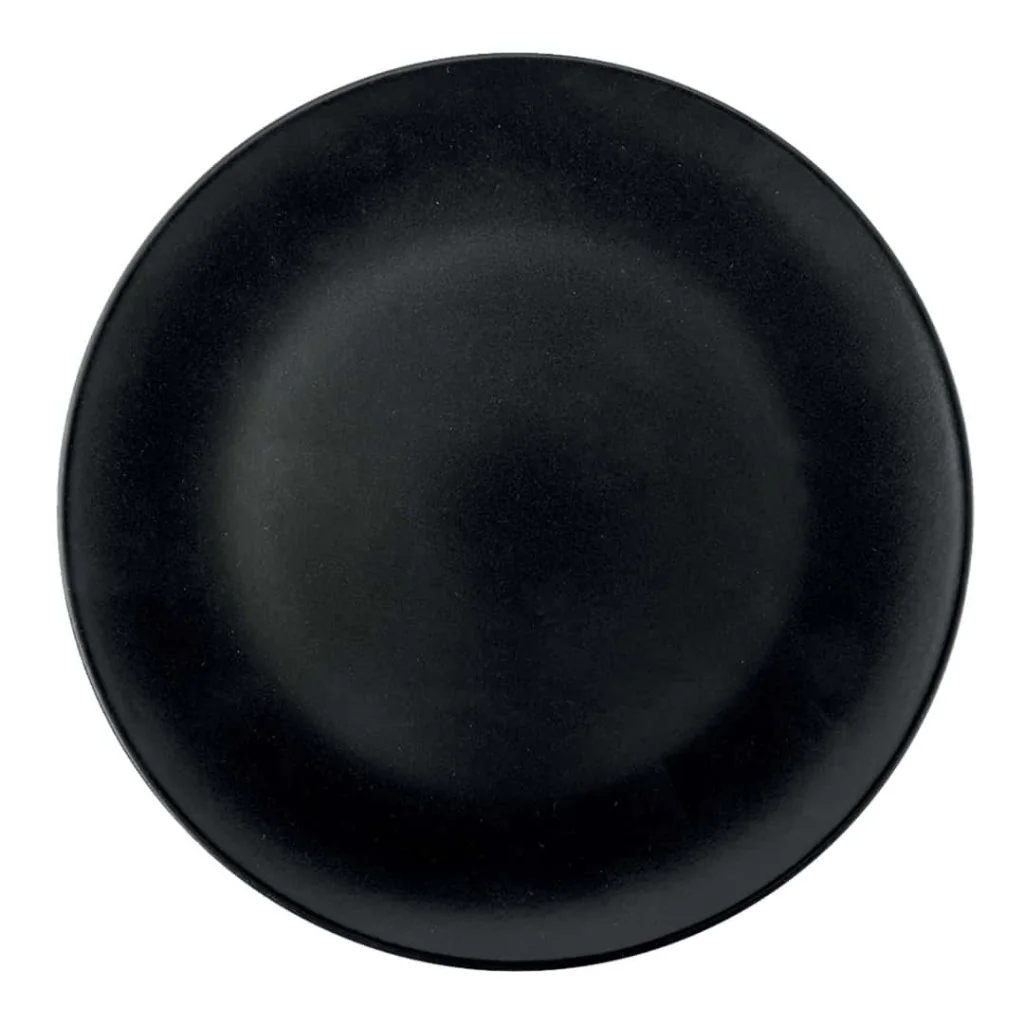 Piatto Piano Monaco Nero Opaco 32 cm MORINI
