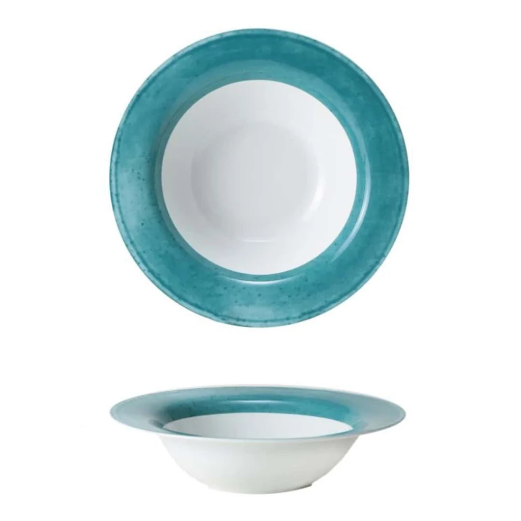 Set 6 Piatti Pasta Bowl Matiz Verdi Ø 23,5 cm MEDRI