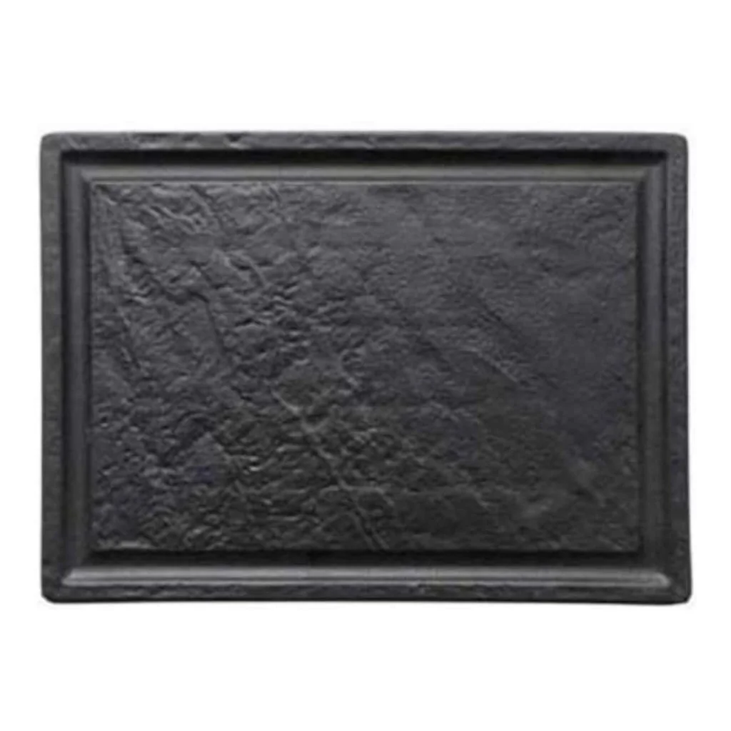 Piatto Bistecca Effetto Pietra 33x24 cm MORINI