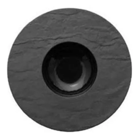 Piatto Pasta Effetto Pietra Nero Ø 34 cm MORINI