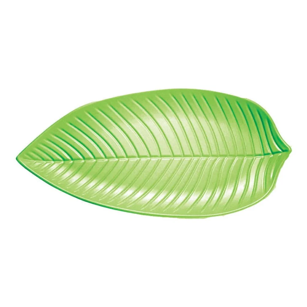 Piatto Foglia Verde 45x24 cm SAMBONET PADERNO