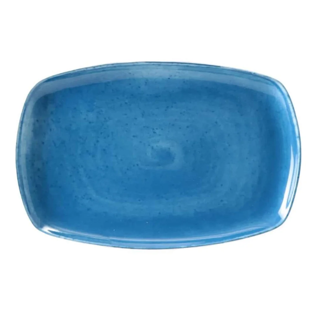 Piatto Rettangolare Matiz Blu 35x23 cm MEDRI
