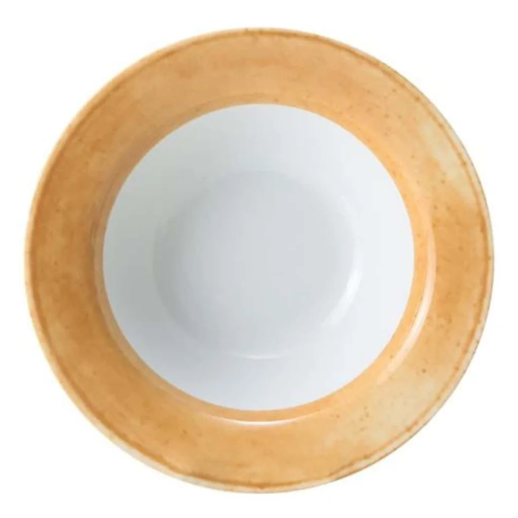 Set 6 Piatti Pasta Bowl Matiz Ocra ø 23,5 cm MEDRI