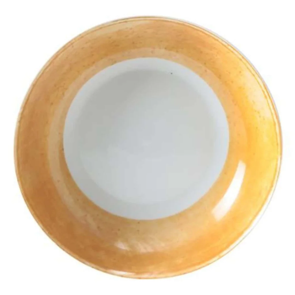 Set 6 Piatti Fondi Matiz Ocra ø 20,5 cm MEDRI