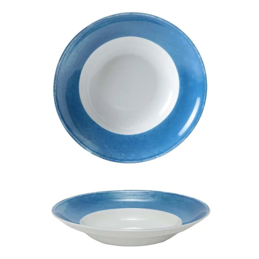 Set 6 Piatti Pasta Bowl Matiz Blu ø 27 cm MEDRI